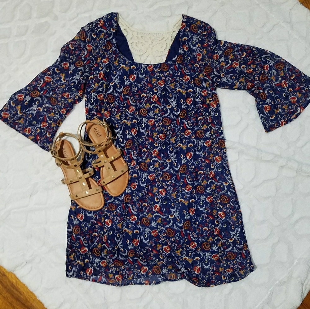 Chiffon floral dress
